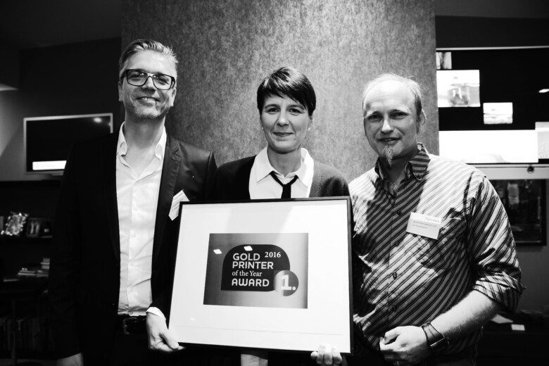 Goldprinter Award Holger und Petra Braun